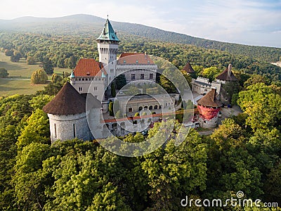 Smolenice castle, Slovakia Stock Photo