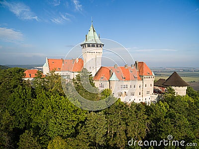 Smolenice castle, Slovakia Stock Photo