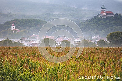 Smolenice Castle in Smolenice Stock Photo