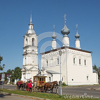 Smolensk church, one of the monuments of architecture of ancient Editorial Stock Photo