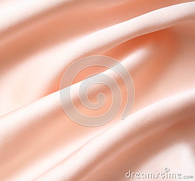 Smooth elegant pink silk as background Stock Photo