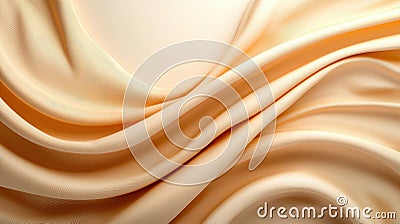 Smooth flowing lines of soft fabric create elegant texture Stock Photo