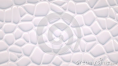 Smooth fractal noise striped waves on the surface. Bright, milky background Stock Photo