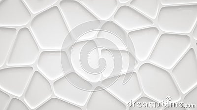 Smooth fractal noise striped waves on the surface. Bright, milky background Stock Photo