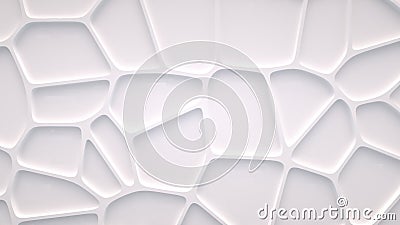 Smooth fractal noise striped waves on the surface. Bright, milky background Stock Photo