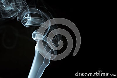 Smooth fume Stock Photo