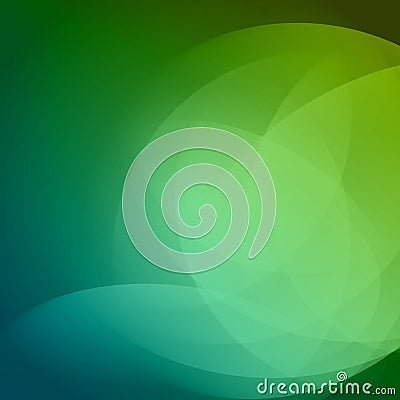 Smooth light blue green waves lines abstract bacground. Stock Photo