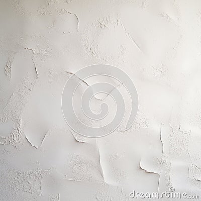 a smooth matte white plaster texture wall Stock Photo