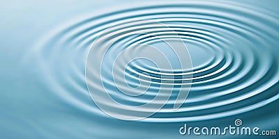 A smooth, pale blue background with soft, concentric circles that overlap and fade. The gentle, Stock Photo