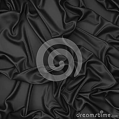 Smooth satin drapery Stock Photo