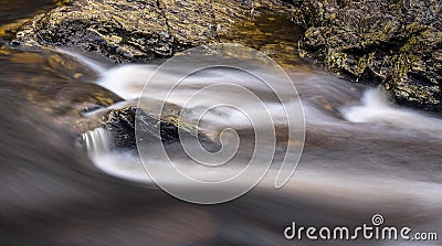Smooth Scotland River Stock Photo