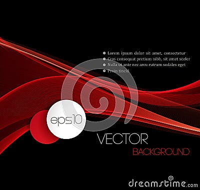 Smooth wave stream line abstract header layout Vector Illustration
