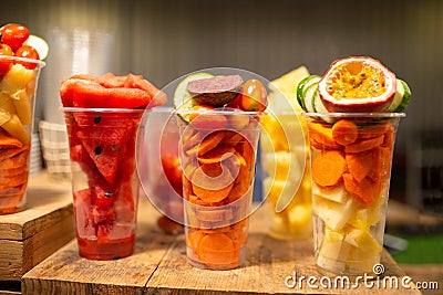 Smoothie fruit thailand fresh Stock Photo