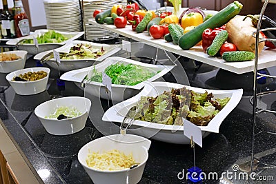 Smorgasbord - food choice Stock Photo