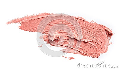 Smudged lipstick Stock Photo