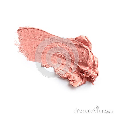 Smudged lipstick Stock Photo