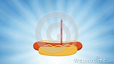 Snabbmat - skräpmat gillar hamburgare, småfiskar och hotdogs i en livlig rörelsediagrambakgrund royaltyfri illustrationer Snabbmat - skräpmat gillar hamburgare, småfiskar och hotdogs i en livlig rörelsediagrambakgrund royaltyfri illustrationer