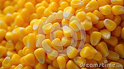 snack corn kernels Cartoon Illustration