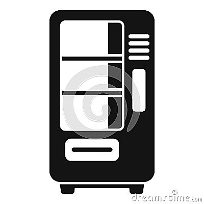 Snack machine icon simple vector. Street vending selling Stock Photo