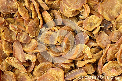 Snack to beer, chips of fish meat. Macro detail background Stock Photo