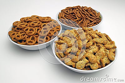 Snacks mix Stock Photo