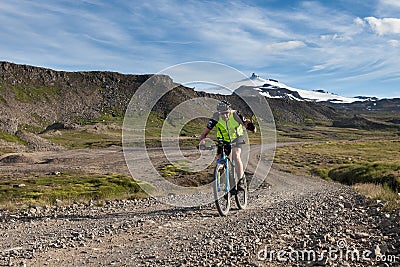 Snaefellsness, Iceland - July 20, 2016. Lonely. Editorial Stock Photo