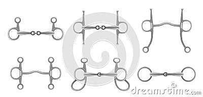 Snaffle set Vector Illustration