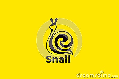 Snail Logo design vector template Vector Illustration
