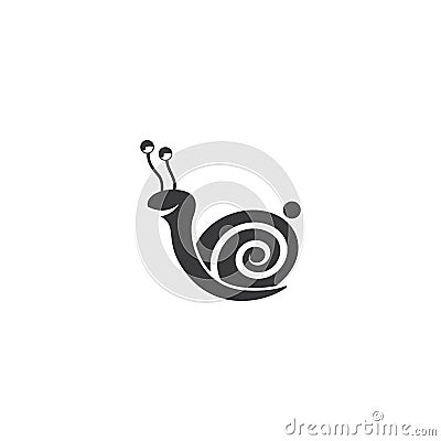 Snail logo Vector Illustration