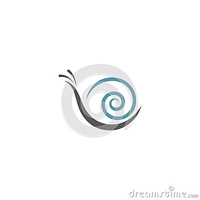Snail logo Vector Illustration