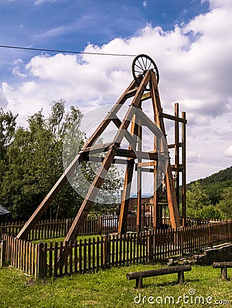 Snailbeach Lead Mine in Shropshire, England Stock Photo