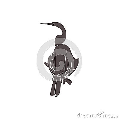 Snake bird design vector illustration, Creative Snake bird logo design concept template, symbols icons Vector Illustration