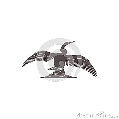 Snake bird design vector illustration, Creative Snake bird logo design concept template, symbols icons Vector Illustration