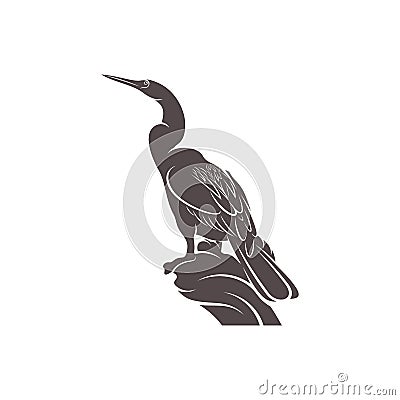 Snake bird design vector illustration, Creative Snake bird logo design concept template, symbols icons Vector Illustration