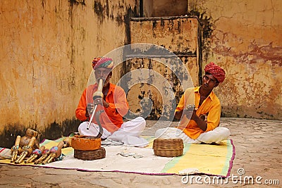 Snake charmers Editorial Stock Photo