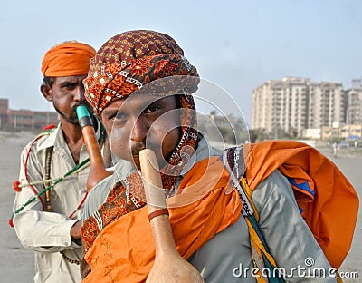 Snake charmers Editorial Stock Photo