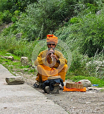 Snake charmers Editorial Stock Photo