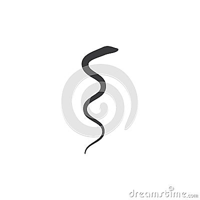 Snake logo vector Vector Illustration