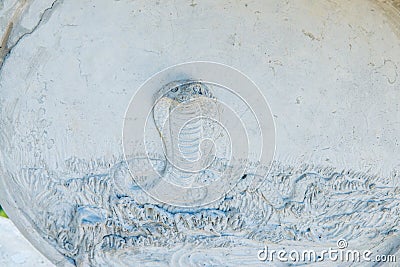 Snake molding art in Mae Hong Son provincen Stock Photo