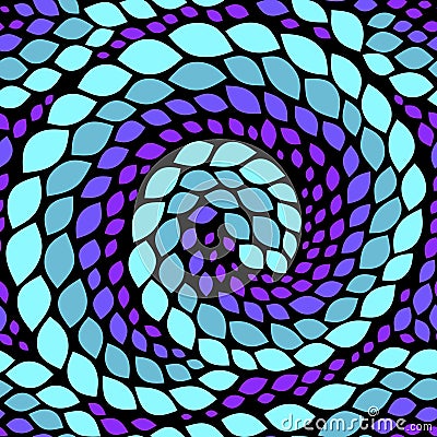 Snake skin texture. Seamless abstract pattern with colorful rhombuses. Cartoon Illustration