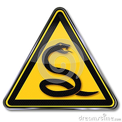 Snake and snake venom Vector Illustration