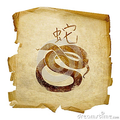 Snake Zodiac icon Stock Photo