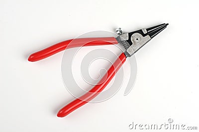 Snap ring pliers Stock Photo