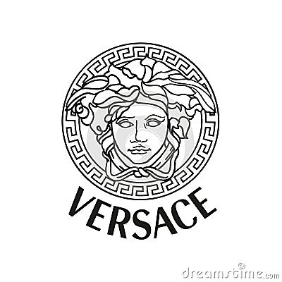 VERSACE Fashion brand vector logo Vector Illustration