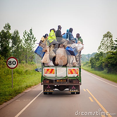 Everyday Life in Uganda Editorial Stock Photo