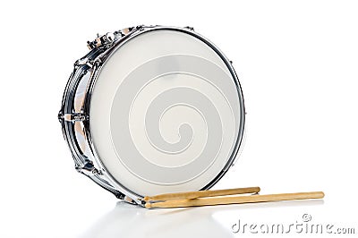 Snare Drum Set with Sticks Stock Photo