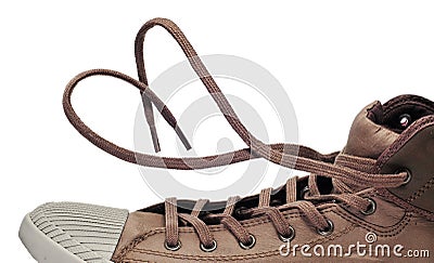 Sneaker boot Stock Photo