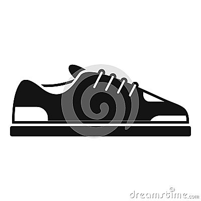 Sneaker footwear icon simple vector. Run design Vector Illustration