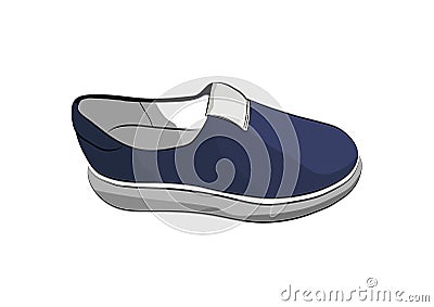 Sneaker Sport Running Shoe Vector Illustration