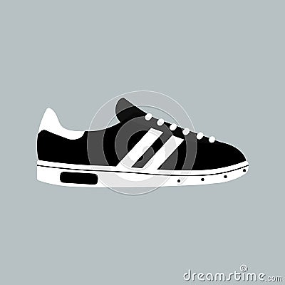 Sneakers. Sport shoes. Shoes for running. Vector illustration Vector Illustration
